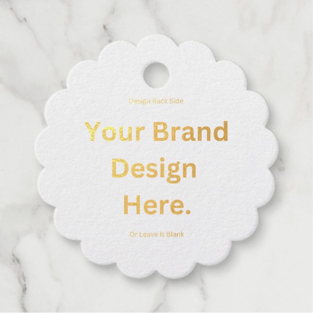 Erstellen Sie Ihre eigene Design- und Druckformel- Geschenkanhänger (Vorderseite)