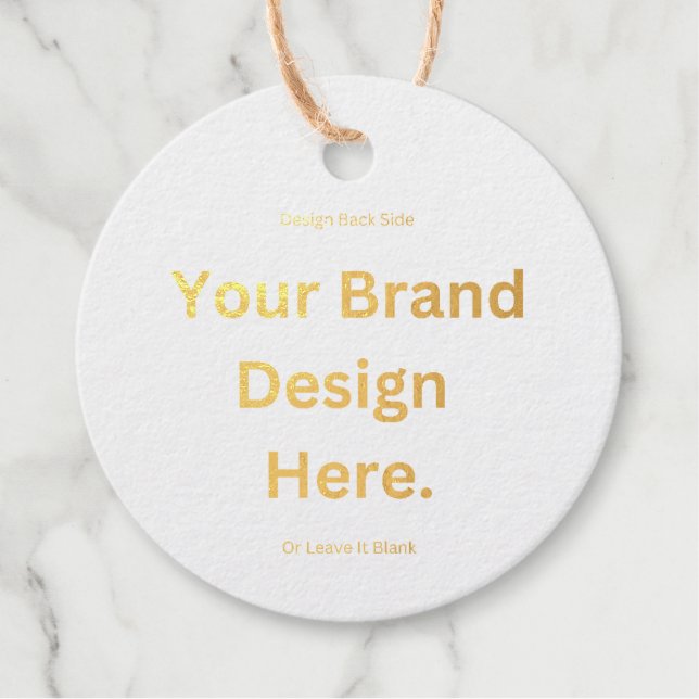 Erstellen Sie Ihre eigene Design- und Druckformel- Geschenkanhänger (Vorderseite)