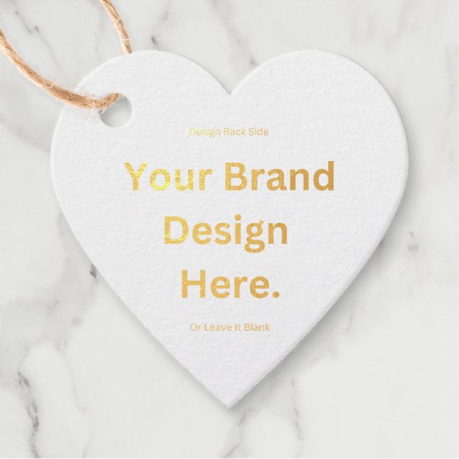 Erstellen Sie Ihre eigene Design- und Druckformel- Geschenkanhänger (Vorderseite)