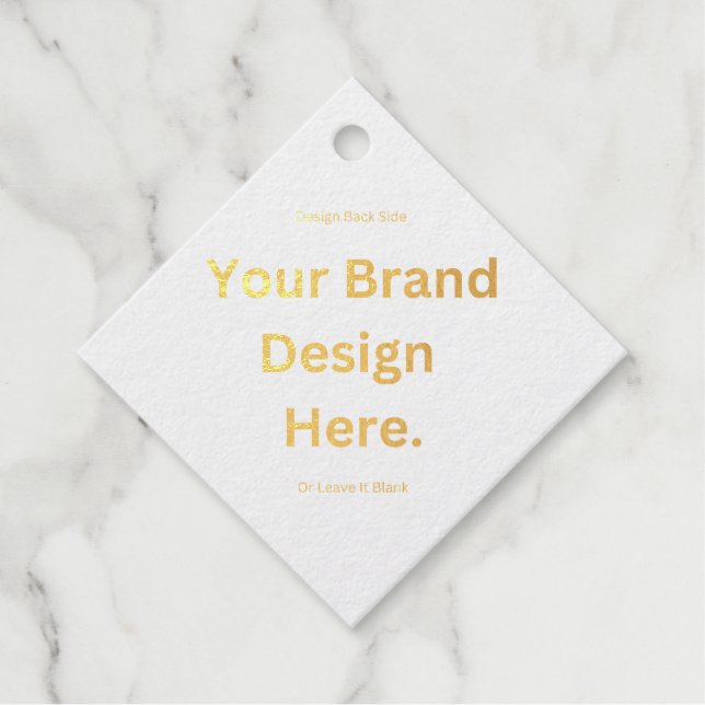 Erstellen Sie Ihre eigene Design- und Druckformel- Geschenkanhänger (Vorderseite)