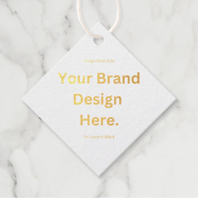 Erstellen Sie Ihre eigene Design- und Druckformel- Geschenkanhänger (Vorderseite)