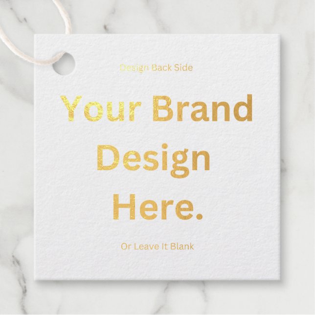 Erstellen Sie Ihre eigene Design- und Druckformel- Geschenkanhänger (Vorderseite)