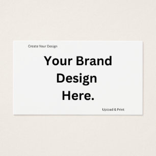 Erstellen Sie Ihre eigene Design- und Print-Visite