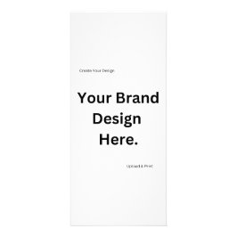 Erstellen Sie Ihre eigene Design- und Rack-Karte Werbekarte