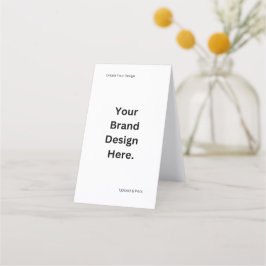 Erstellen Sie Ihre eigene Designkarte mit geklappt Terminkarte