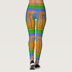 Erstellen Sie Ihre eigene Destination I Liebe Duba Leggings