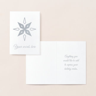 Erstellen Sie Ihre eigene Diamond Star Silver Foil Folienkarte