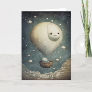 Erstellen Sie Ihre eigene Dream Hot Air Ballonfahr Feiertagskarte