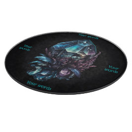 Erstellen Sie Ihre eigene dunkle Kristallplatte Schneidebrett