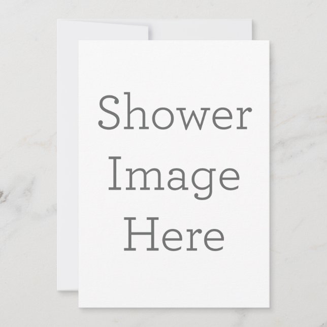 Erstellen Sie Ihre eigene Duschbilderwerbung Einladung (Vorderseite)