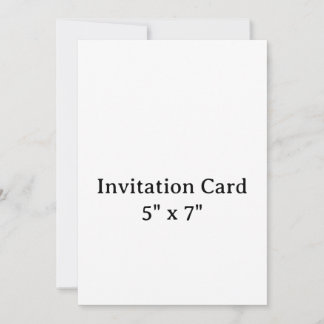 Erstellen Sie Ihre eigene einfache 5" x 7" Einladu Einladung