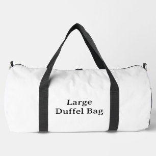 Erstellen Sie Ihre eigene einfache benutzerdefinie Duffle Bag