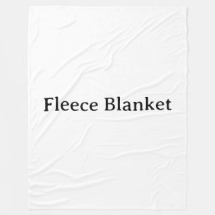 Erstellen Sie Ihre eigene einfache benutzerdefinie Fleecedecke