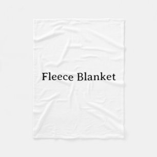 Erstellen Sie Ihre eigene einfache benutzerdefinie Fleecedecke