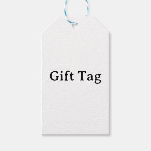 Erstellen Sie Ihre eigene einfache benutzerdefinie Geschenkanhänger