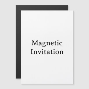 Erstellen Sie Ihre eigene einfache benutzerdefinie Magneteinladung
