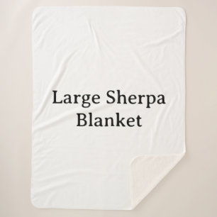 Erstellen Sie Ihre eigene einfache benutzerdefinie Sherpadecke