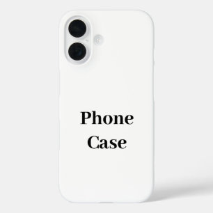 Erstellen Sie Ihre eigene einfache Markenförderung iPhone 16 Hülle