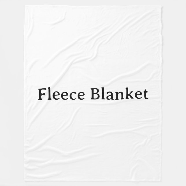 Erstellen Sie Ihre eigene einfache Markenförderung Fleecedecke (Vorderseite)
