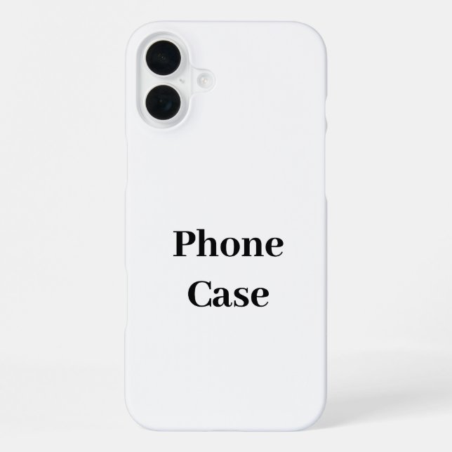 Erstellen Sie Ihre eigene einfache Markenförderung iPhone Hülle (Rückseite)