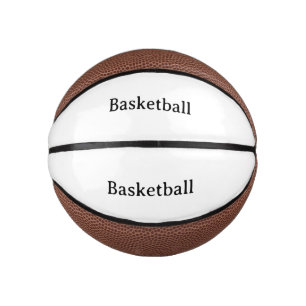 Erstellen Sie Ihre eigene einfache Markenförderung Mini Basketball
