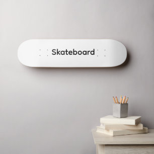 Erstellen Sie Ihre eigene einfache Markenförderung Skateboard