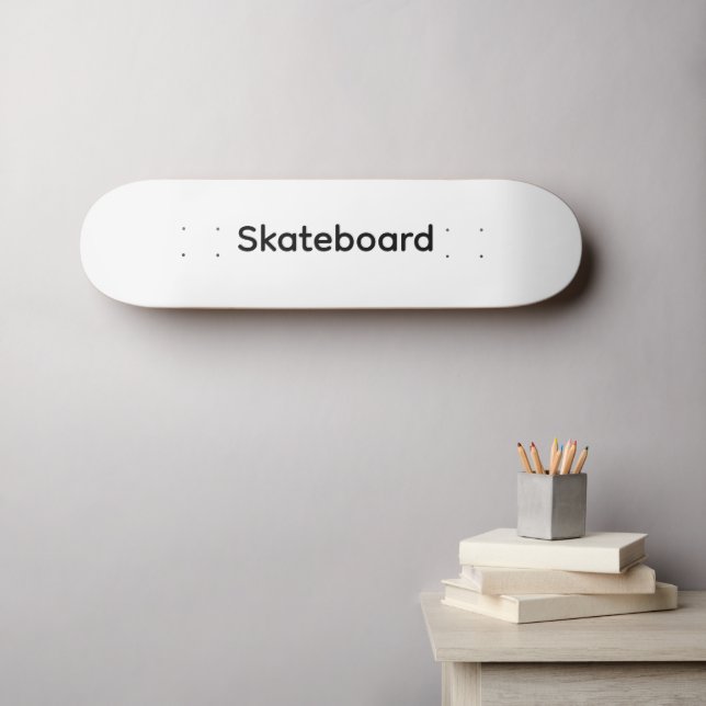 Erstellen Sie Ihre eigene einfache Markenförderung Skateboard (Wandkunst (Horz))