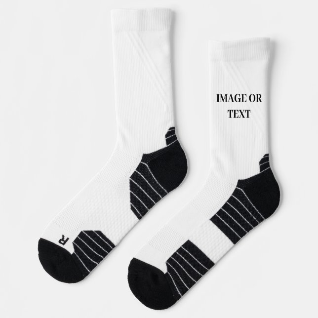 Erstellen Sie Ihre eigene einfache Markenförderung Socken (Links)