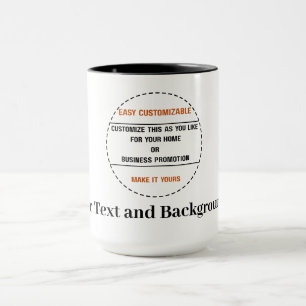 Erstellen Sie Ihre eigene einfache Markenförderung Tasse