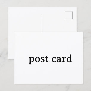 Erstellen Sie Ihre eigene einfache Postkartengesta Feiertagspostkarte