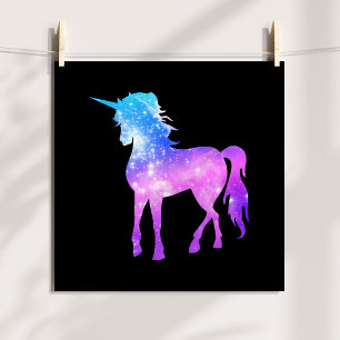 Erstellen Sie Ihre eigene Einhorn-Foto-Silhouette Poster