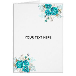 Erstellen Sie Ihre eigene elegante blaue Rose