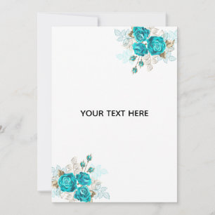 Erstellen Sie Ihre eigene elegante blaue Rose