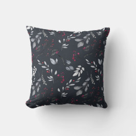 Erstellen Sie Ihre eigene elegante Schwarz & Rot H Kissen