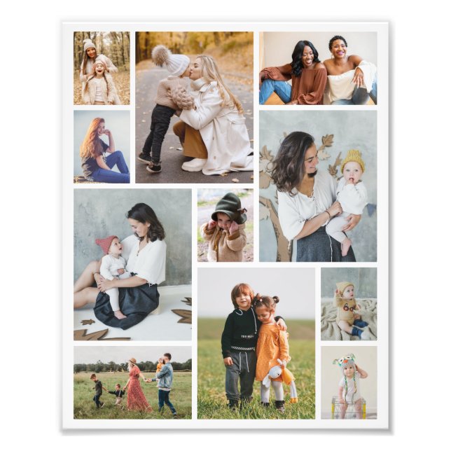 Erstellen Sie Ihre eigene Erweiterung des 11-Foto- Fotodruck (Vorne)