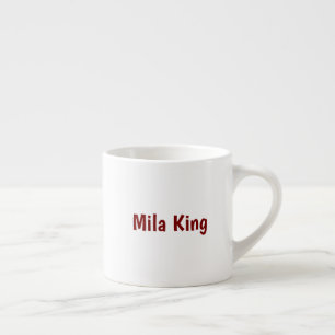 Erstellen Sie Ihre eigene Espresso-Tasse Espressotasse