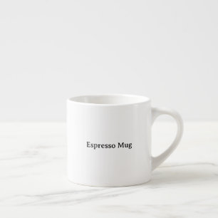 Erstellen Sie Ihre eigene Espresso-Tasse Espressotasse