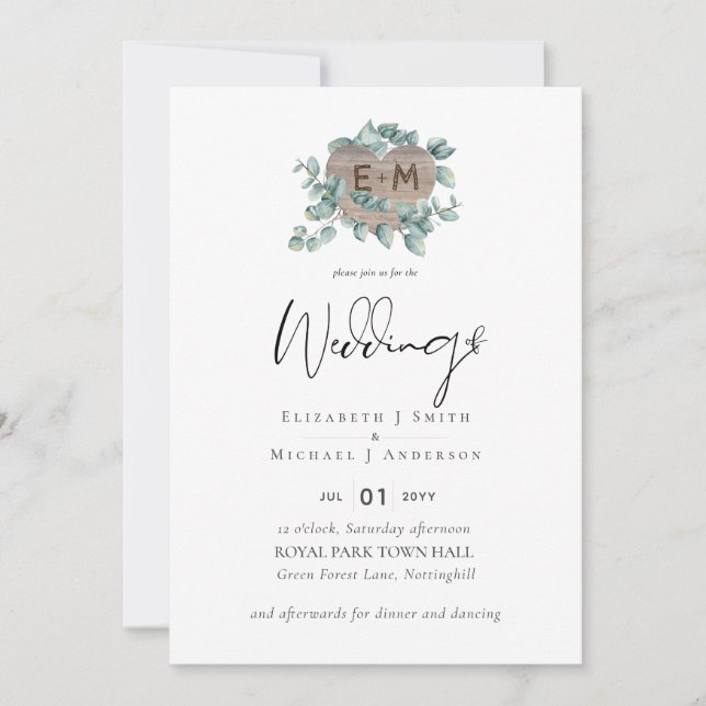 Erstellen Sie Ihre eigene Eukalyptus-Hochzeit (Vorderseite)