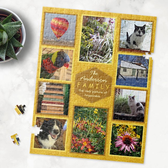 Erstellen Sie Ihre eigene Familie Foto Collage Nam Puzzle (Von Creator hochgeladen)