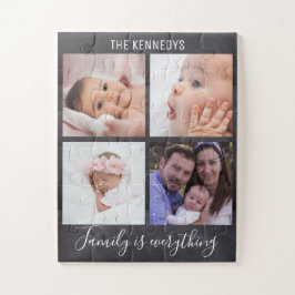 Erstellen Sie Ihre eigene Familie mit 4 Collage Ch Puzzle