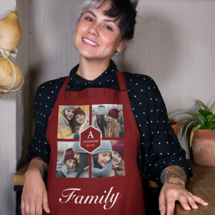 Erstellen Sie Ihre eigene Familienfotocollage Dunk Schürze