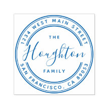 Erstellen Sie Ihre eigene Familienname Round-Rücks