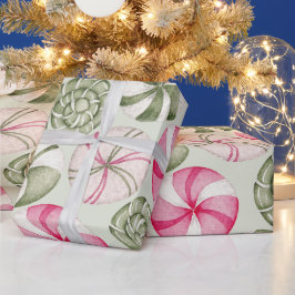 Erstellen Sie Ihre eigene Farbauswahl Pfefferminzb Geschenkpapier