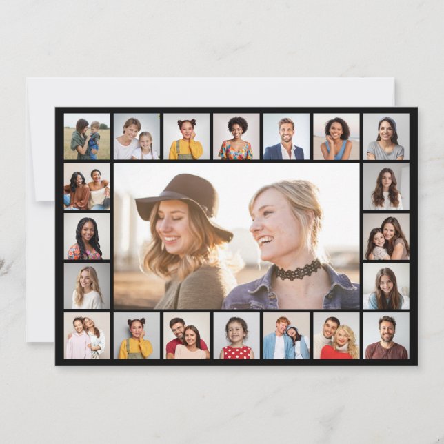 Erstellen Sie Ihre eigene Farbe für 21 Collage. Karte (Vorderseite)