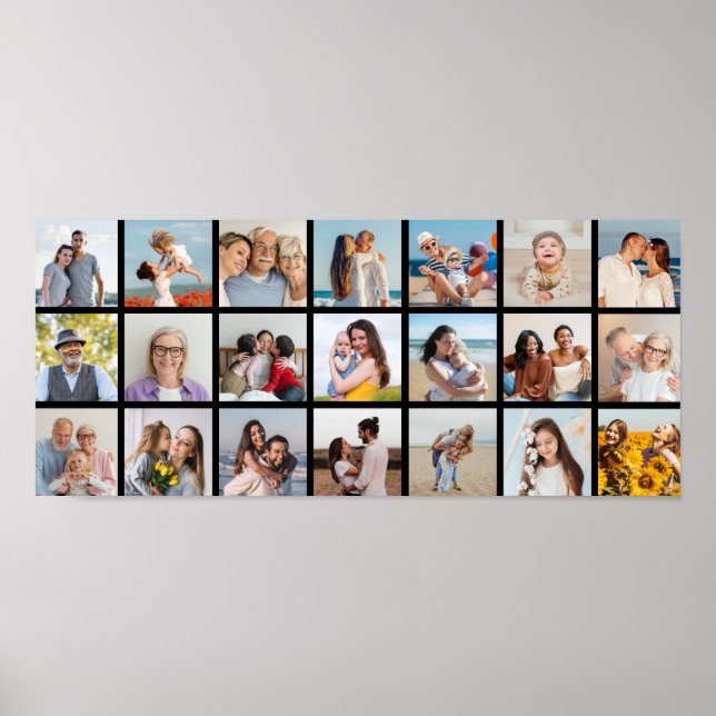 Erstellen Sie Ihre eigene Farbe für 21 Collage. Poster (Vorne)