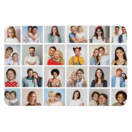 Erstellen Sie Ihre eigene Farbe für 24 Collagen. Magnet