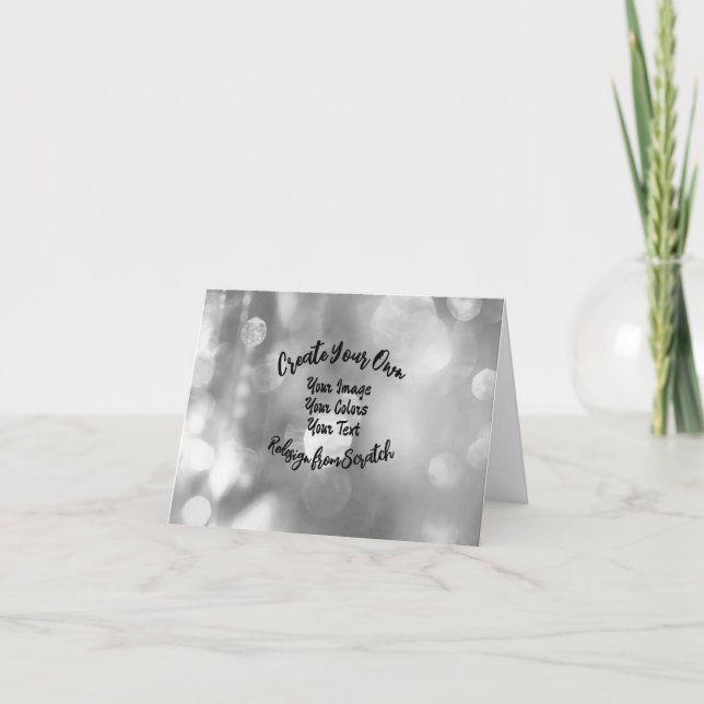 Erstellen Sie Ihre eigene Farbe/Ihr eigenes Design Dankeskarte (Vorderseite)