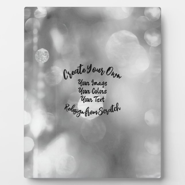 Erstellen Sie Ihre eigene Farbe/Ihr eigenes Design Fotoplatte (Vorderseite)