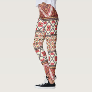 Erstellen Sie Ihre eigene farbenfrohe Azteken Haku Leggings