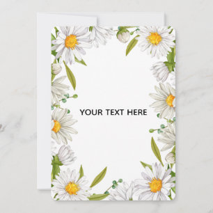 Erstellen Sie Ihre eigene farbenfrohe Blumenborder Dankeskarte